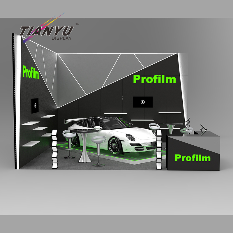 Tianyu Car Collapsible Event Booth Portable Exhibition Stand Booth Display Stand for Events