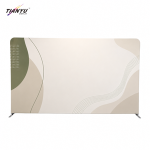TIANYU 229*400cm Portable Tension Fabric Exhibition Stand