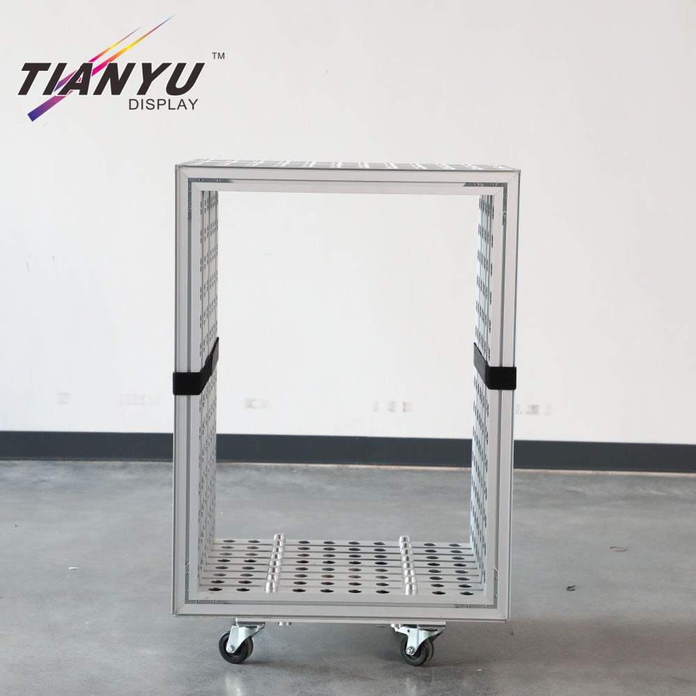 Modular M Frame Transport Cart Non Slip Stacking Design 8 Frames Capacity