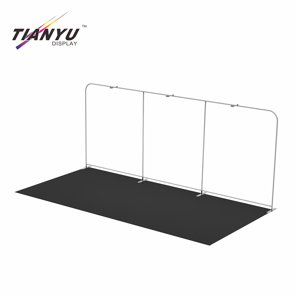 Aluminum Frame Tension Fabric Display Backdrops Tension Fabric Fair Pop Up Lightweight Display Booth