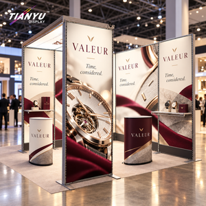 Aura Duo 6×6 m Modular Backlit Exhibition Stand System