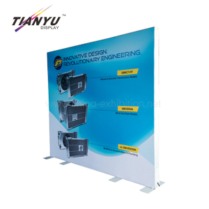 Tianyu Free Standing Double Side LED Slim Aluminium Frame Frameless Fabric Advertising Light Box 