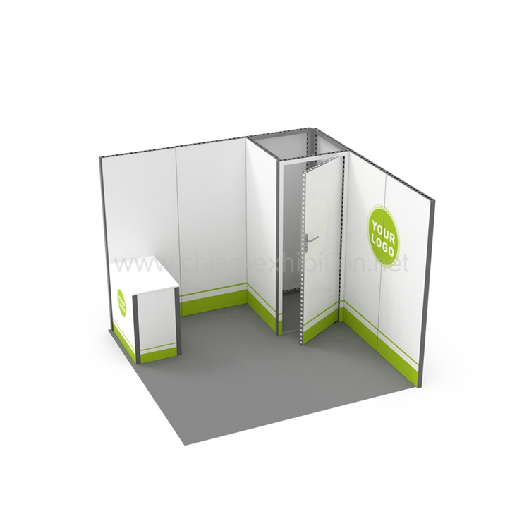 Custom modern expo display modular shell scheme trade show booth