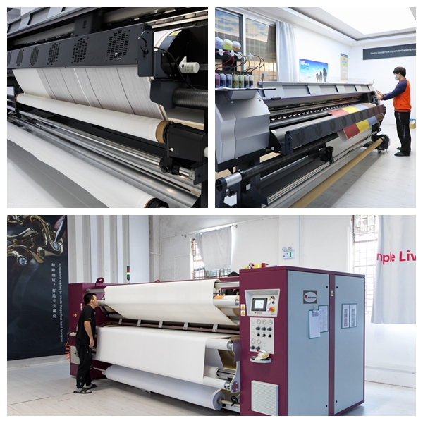 heat-transfer print machine