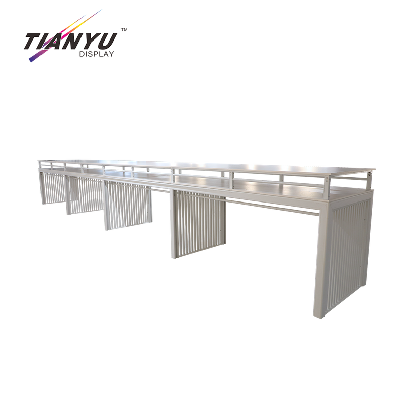 New Design Custom Size Trade Show Booth Special Standard Exhibition Booth with Portable Counter