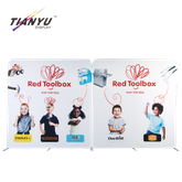 Portable Custom Double Side Tension Fabric Advertising Showcase Display Exhibition Backdrop Stand