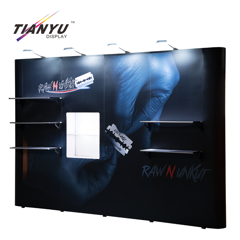 Customized Design Trade Show Booth 3x3 Trade Show Pop Up Stand For Exhibition Pop Up Display Stand
