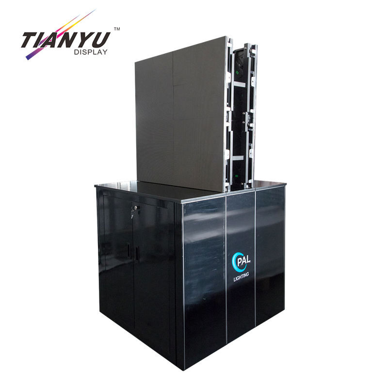 Tianyu New Modern Stylish Shop Counter Table Design Led Screen Trade Show with Storage for Shop