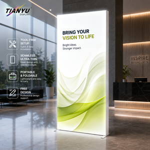 Modular LED Lightbox System for Exhibition Booths | Sleeko