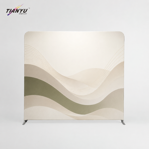 TIANYU 229*240cm Portable Tension Fabric Exhibition Stand