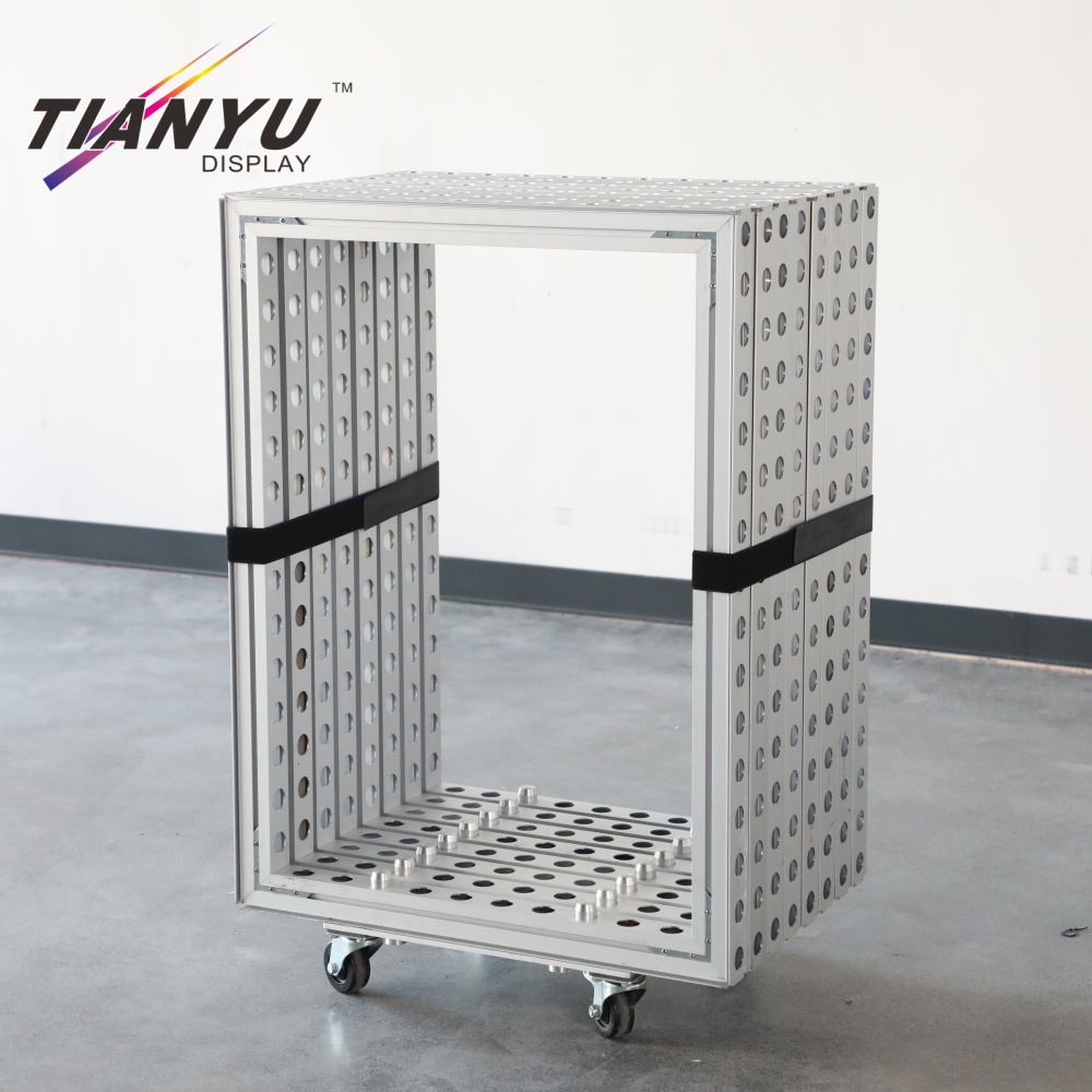 Modular M Frame Transport Cart Non Slip Stacking Design 8 Frames Capacity