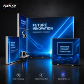 Portable Modular Lightbox Exhibition Stand For Retail And Events TIANYU