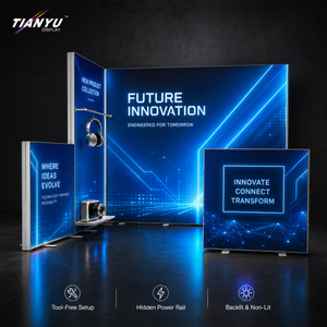 Portable Modular Lightbox Exhibition Stand For Retail And Events TIANYU