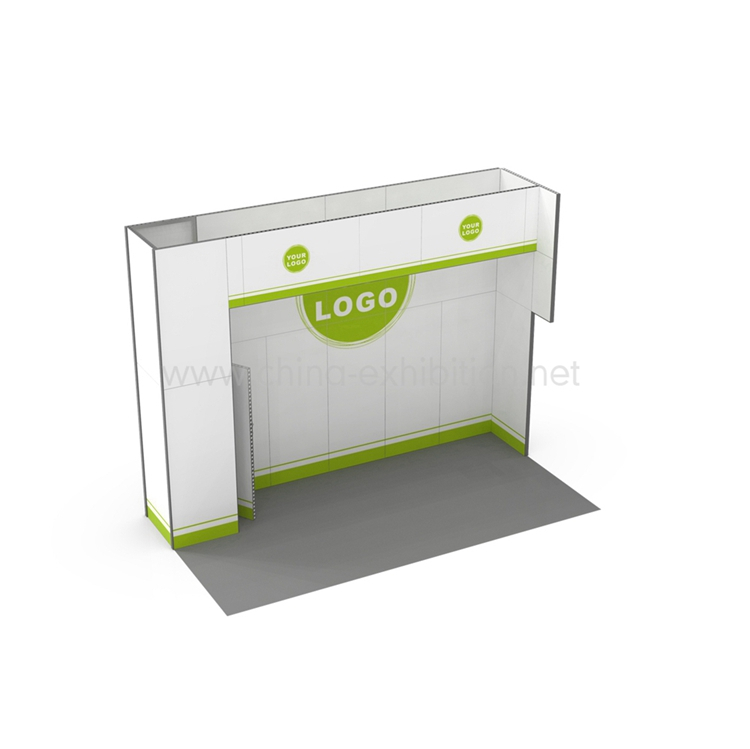 Exhibition booth trade show equipment 10x20 or 20x20 exhibit booth