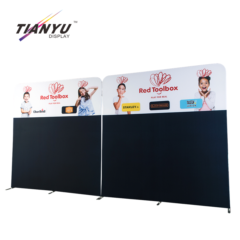 Tianyu New Product Advertising Banner Display Custom Aluminum Tension Fabric Stand with Connect