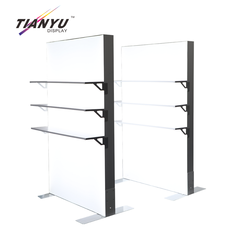 Tianyu Hot Sale Rectangle Aluminum Profile for Advertising Light Boxes with Shelves