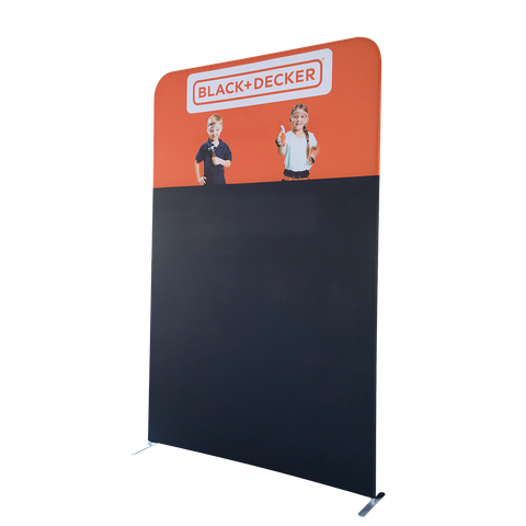 Tianyu High Quality Free Standing Portable Tradeshow Exhibition Wall Aluminium Folding Tension Fabric Backdrop Stand 
