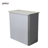 Folding Front Desk Mobile Foldable Reception Desk Portable Counter for Office Exhibition Event Temporary Use Easy Assembly