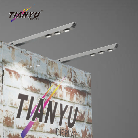 Linkable Modular Spotlight, DC 24V, Slide-in Base Tool-free Installation, for Trade Show Booth