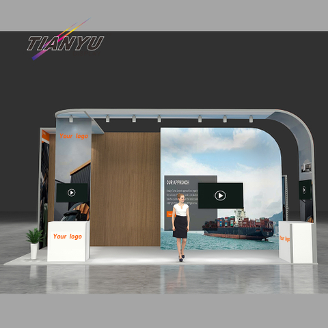 TIANYU Easy Set Up Aluminum Exhibition Booth Activity Ideas Trade Show Booth Modular Accessories Builder for Fair