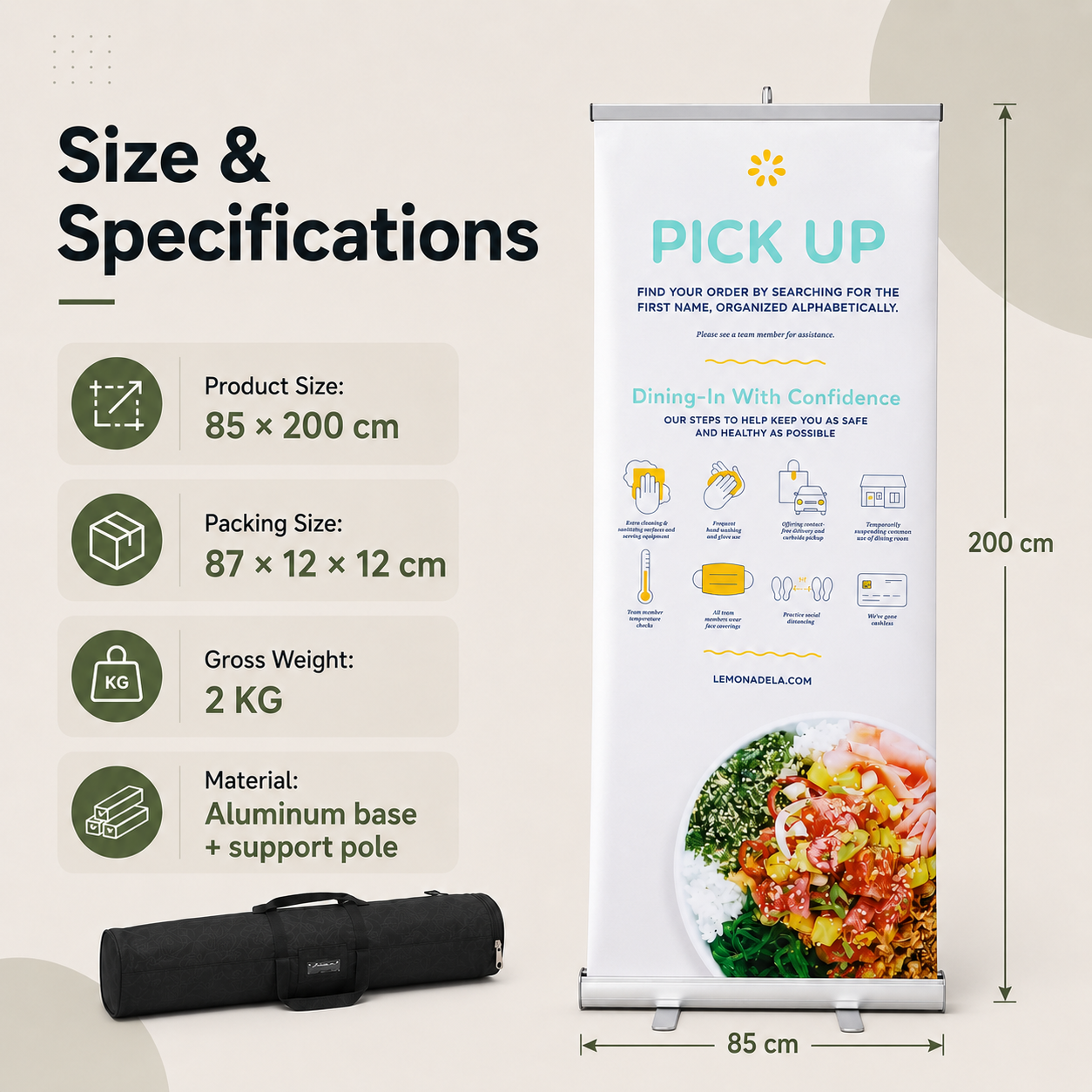 TIANYU Trade Show Display Ceiling Wholesale Retractable Standee Aluminium Pull Stand Kakemono Fan Roll up Banner