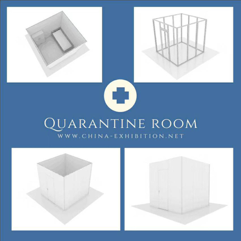 3x3m 3x6m mobile modular booth quarantine hospital medical isolation room
