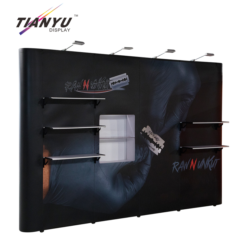 Customized Design Trade Show Booth 3x3 Trade Show Pop Up Stand For Exhibition Pop Up Display Stand