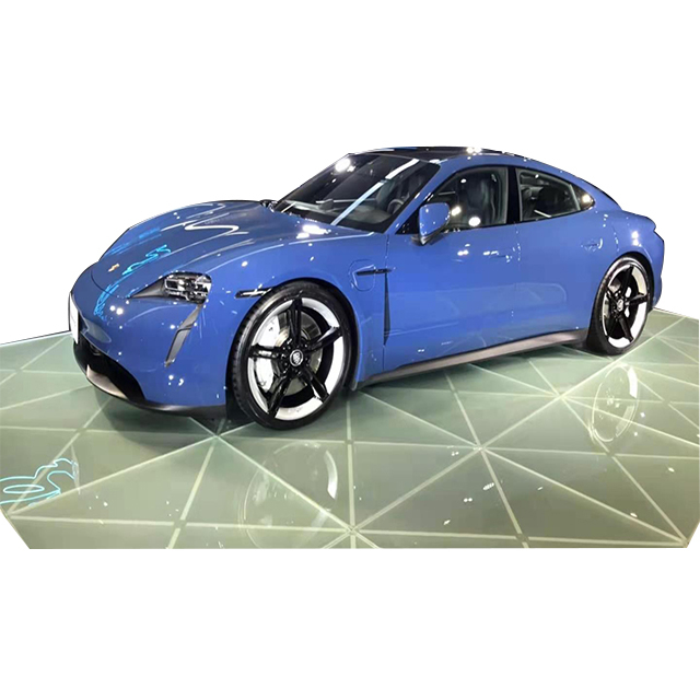 Hot sale branded car trade show exhibition display Glass Floor design event glasses flooring