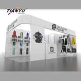 Tianyu Fashion Expo Garment Clothing Stand Event Vendor Exhibition Booth Display Clothes 4x3 Fast