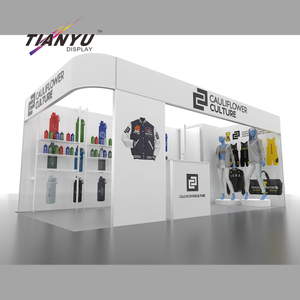 Tianyu Fashion Expo Garment Clothing Stand Event Vendor Exhibition Booth Display Clothes 4x3 Fast