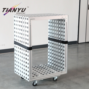 Modular M Frame Transport Cart Non Slip Stacking Design 8 Frames Capacity