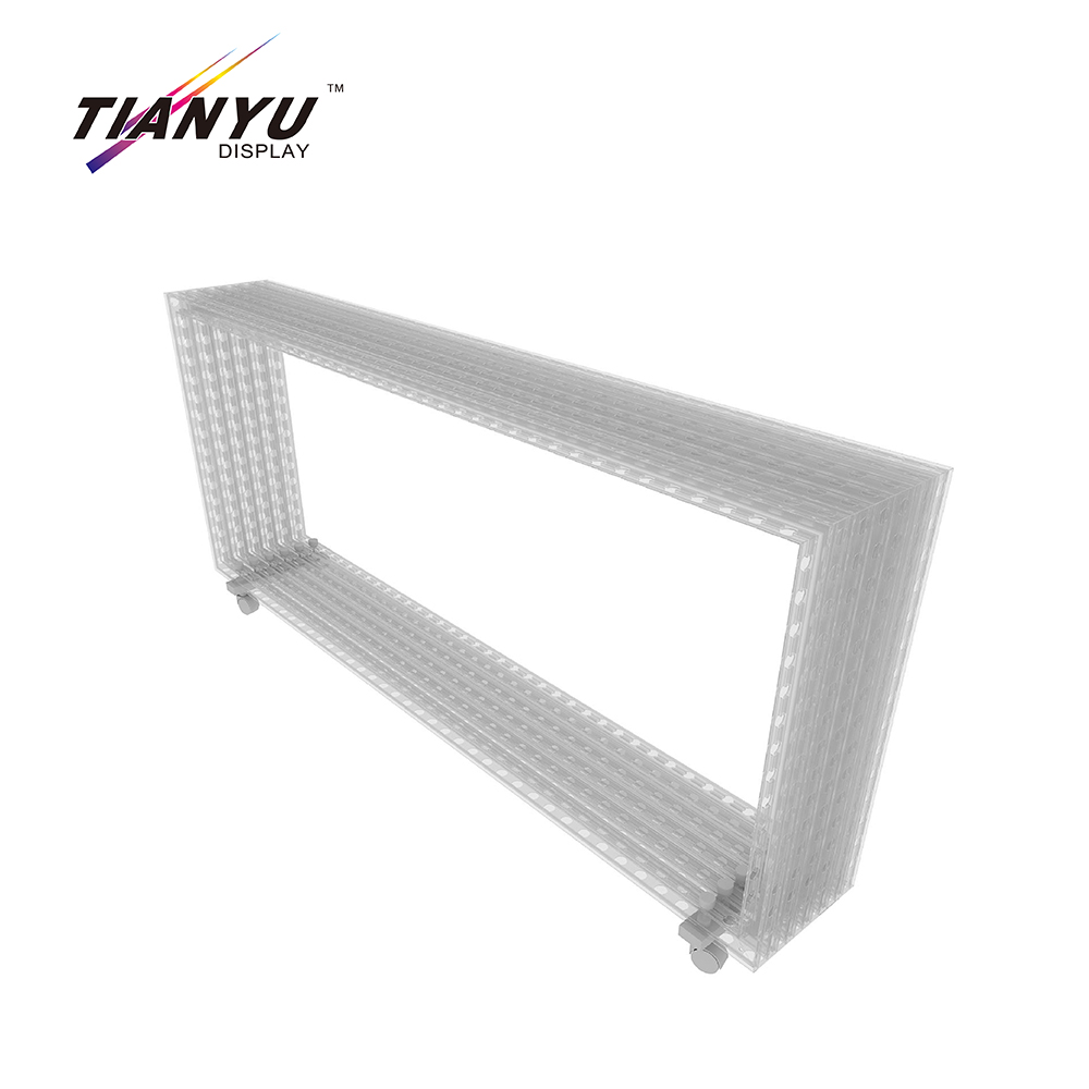 Modular DIY 20x20 trade show booth exhibition stall idea