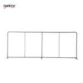 TIANYU Steel Advertising Led Arch Tension Backdrop 8x8 Polyester Cotton Fabric Banners Banner Stand Display