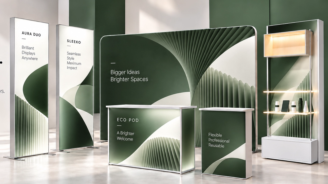 Beat Tight Event Deadlines: Premium In-Stock Displays with Custom Graphics in Under 7 Days