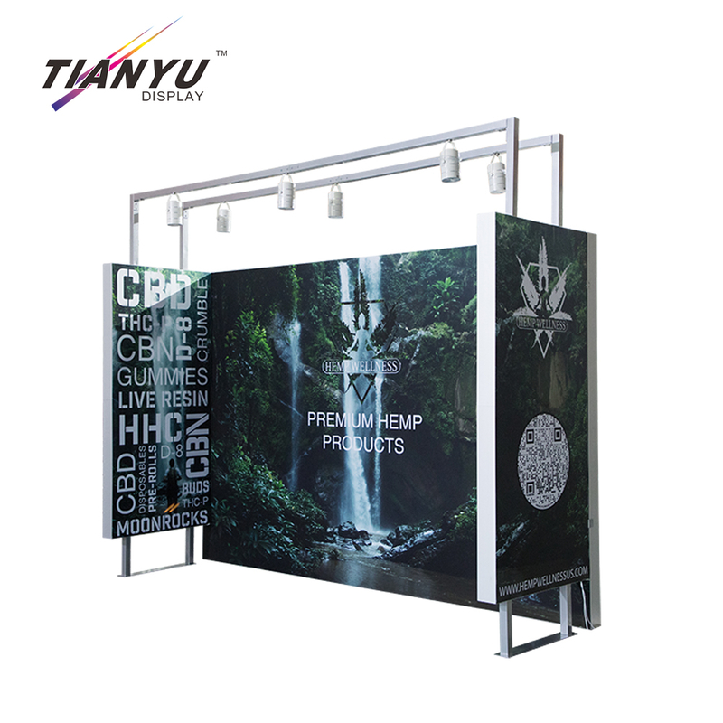 Tianyu Light Box Backlit Quick Build Aluminum Trade Show Exhibition Stand Booth