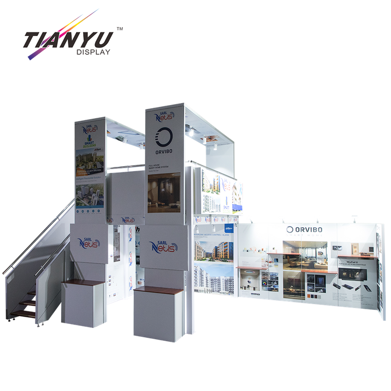 5x9m Custom Design Aluminum Double Deck Trade Show Stand