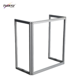 TIANYU for Hotel Foldable Trade Show Display Shelf Reception Desk Black