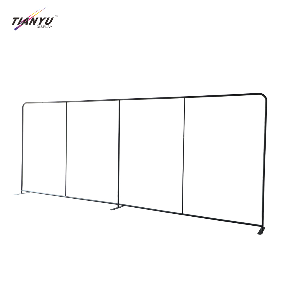 TIANYU Steel Advertising Led Arch Tension Backdrop 8x8 Polyester Cotton Fabric Banners Banner Stand Display