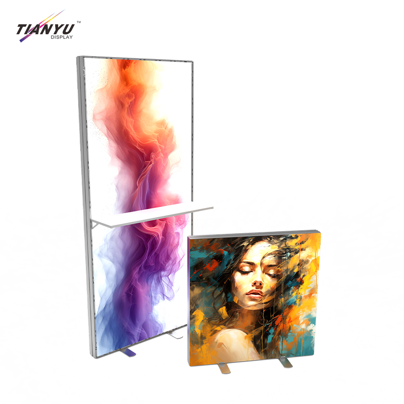 TIANYU New System Trade Show Display Advertising Light Boxes Exhibition Booth