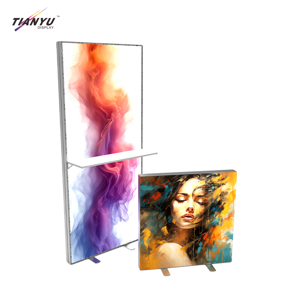 TIANYU New System Trade Show Display Advertising Light Boxes Exhibition Booth