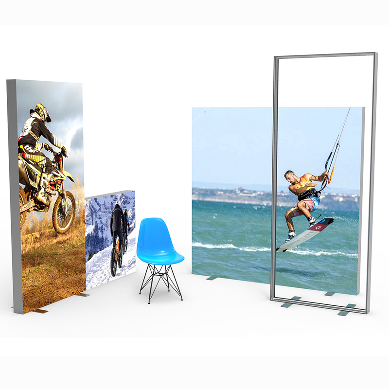 Portable Wholesale Wall Mounted Aluminum Durable Tension Fabric Intelligent Light Box
