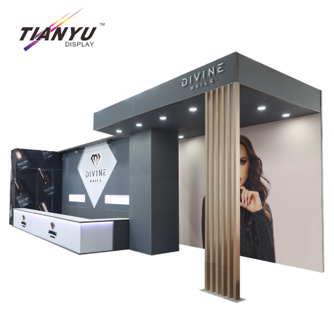 Professional Portable Modular Aluminum Exhibition Booth Stand System Recycle Used 10x10 Trade Show Booth
