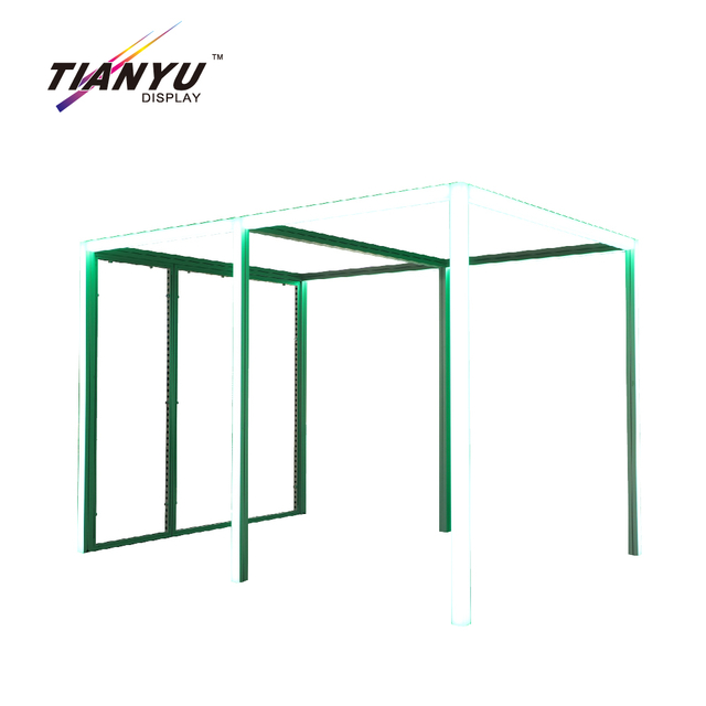 Tianyu Luxury 2 Floor Exhibition Booth Manufacturer Customized Technology Design Eg Lightbox Booths Exhibition Stand Ecofriendly