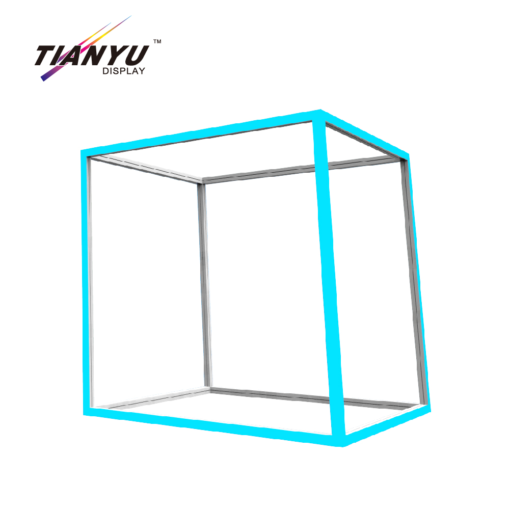 TIANYU Event Stand Signage Profile Strip Housing Display Cases for Trade Shows Led Aluminum Profiles Minimalist Aluminium Frames