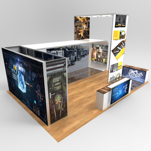Advertising trade show indoor flexible led display screen