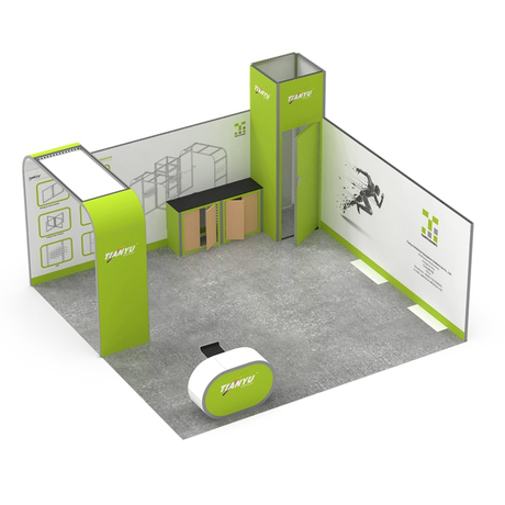 Modular Tradeshow Booth Heavy Duty exhibit booth