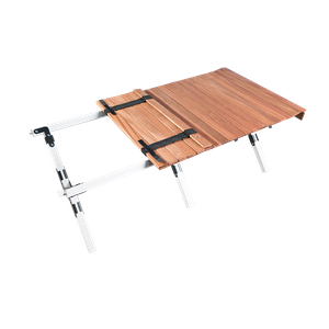 New Design Outdoor Garden Wood Small Dining Room Long Fold Up Wooden Camping Folding Picnic Egg Roll Table