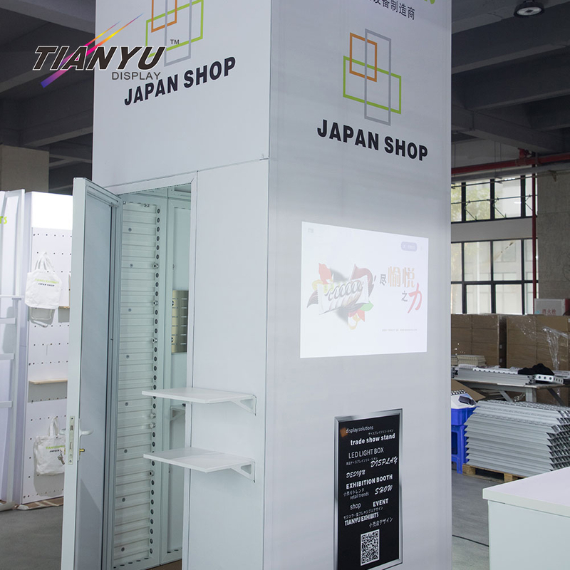 Tianyu Custom Modular Two Story Tradeshow Booth Aluminum Double Deck Booth