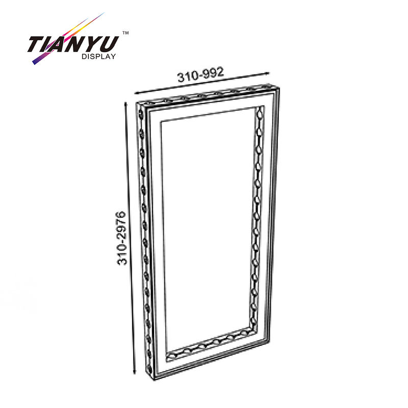 Modular DIY 20x20 trade show booth exhibition stall idea