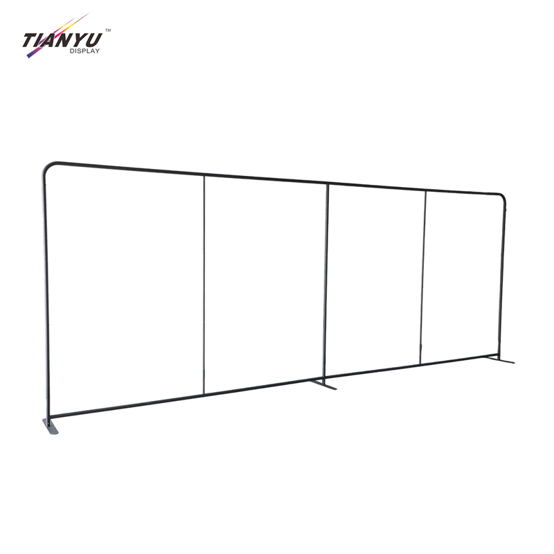 TIANYU Steel Advertising Led Arch Tension Backdrop 8x8 Polyester Cotton Fabric Banners Banner Stand Display